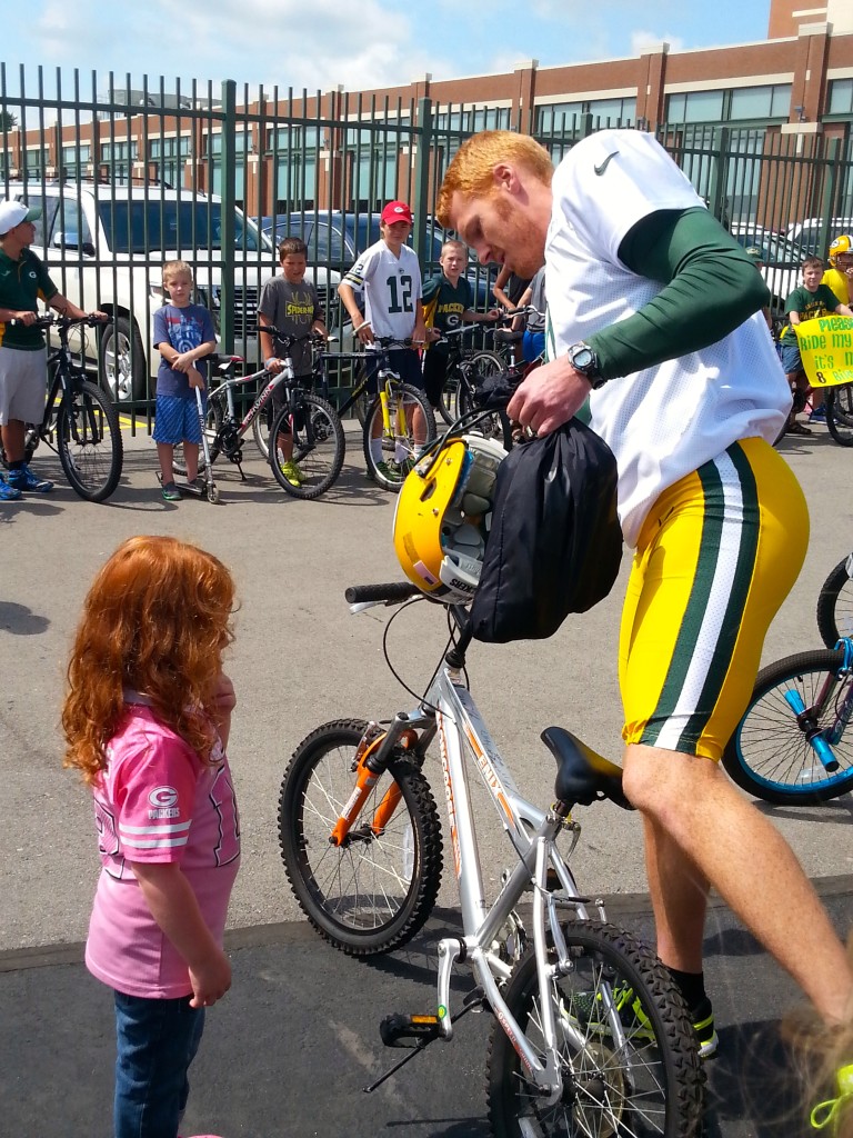 Traditional Training Camp Bike Ride Returns to Lambeau